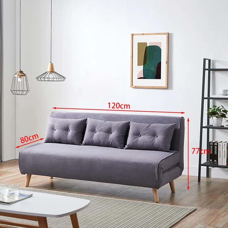 Nordic Design Sofa Velvet Guest Day Bed Folding Sleeper Futon Living Room Home Hotel Office Convertible Sofa Cum Bed