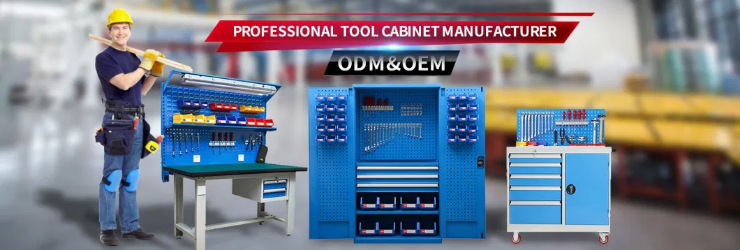 Mechanics Workbench for Industrial Use Tool Cabinet