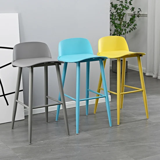 Senchu ​​제조 업체 경량 정원 의자 PP 다리 흰색 주방 의자 플라스틱 의자 거실 스칸디나비아 의자 도매